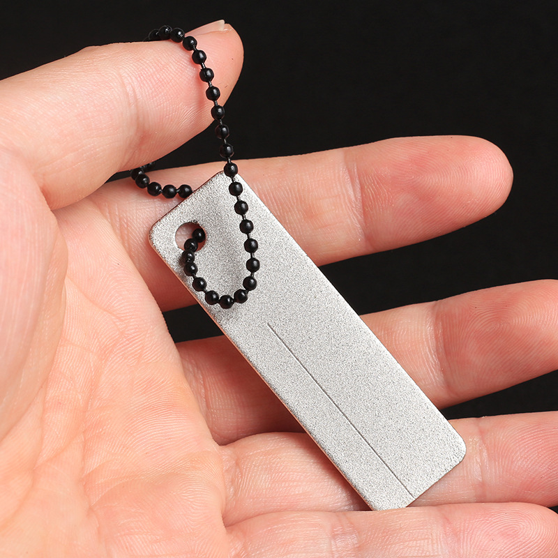 Superhard Diamond Knife stone outdoors Mini Emery Sharpener Fishing equipment parts fish hook fish hook