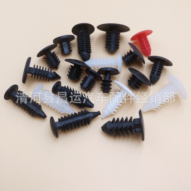 供应汽车塑胶铆钉 尼龙铆钉树形塑料铆钉圣诞树卡扣 倒刺铆钉