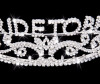 European and American bride's villain crown new letters, crown crown BRIDE to be