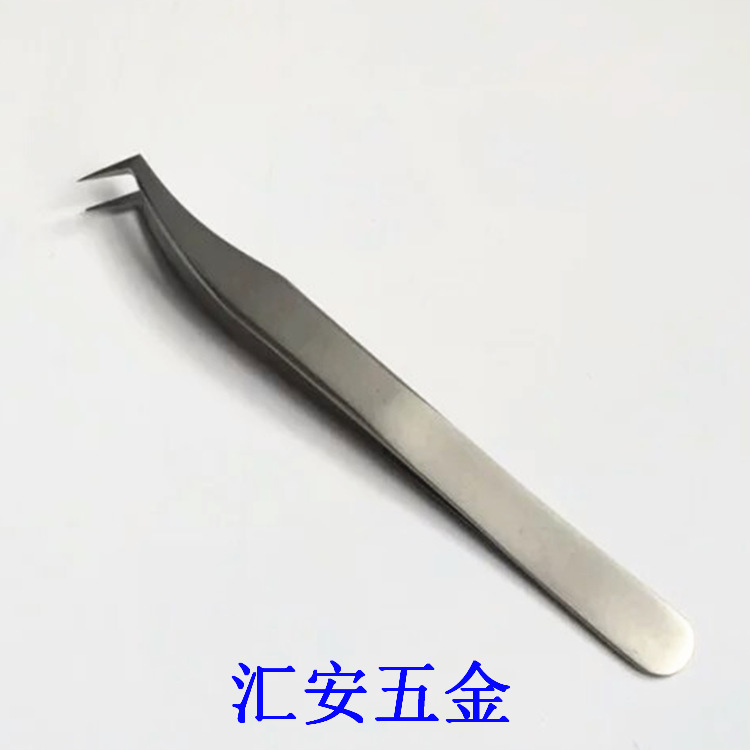厂家供应不锈钢6A-SA嫁睫毛镊子 高精密种植睫毛开花镊子啄木鸟夹