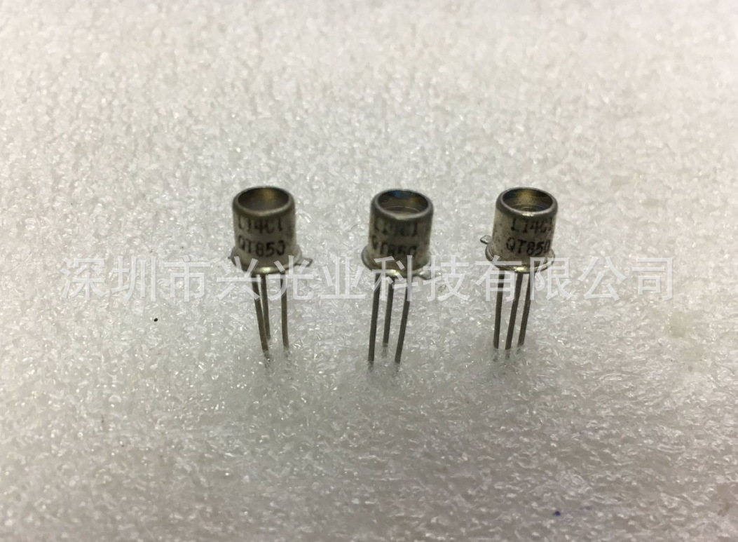 Fairchild金封光敏管 光电晶体管L14C1　波长880nm　TO-18金封3脚