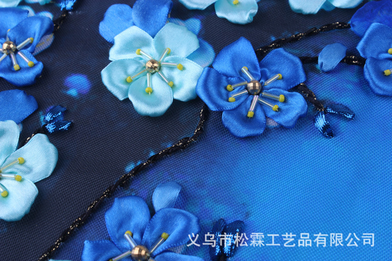 Oujin nianhua cinta bordado fábrica directa color impresión colgante pintura cinco Fu ciruela incienso sala de estar entrada pintura decorativa