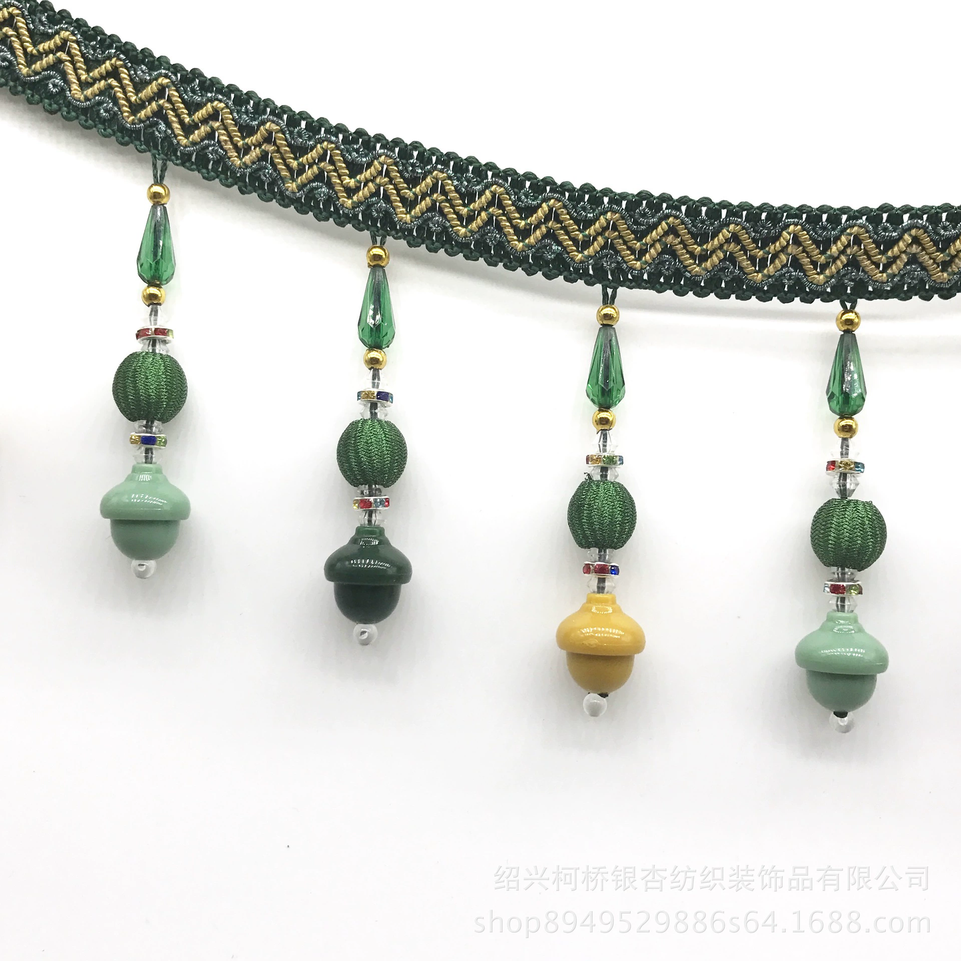 Cloth, high-end beads, 12m