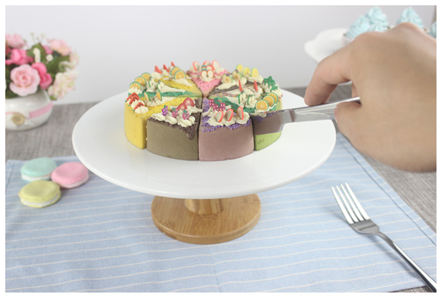甜品台摆件展示架甜点糕点摆台托盘陶瓷铁艺蛋糕架子下午茶点心架-阿里巴巴