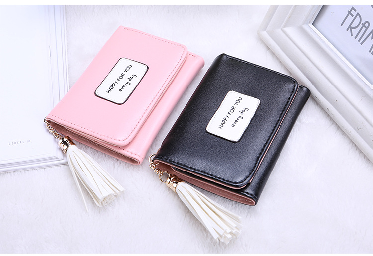 Women's Letter Pu Leather Zipper Buckle Coin Purses display picture 5