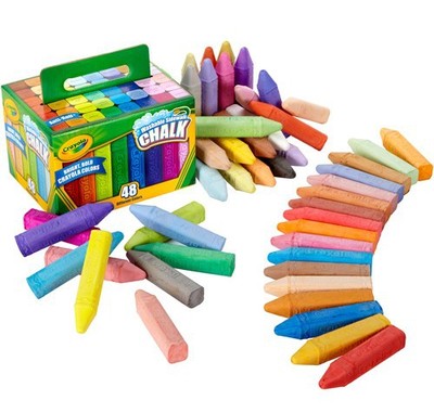 U.S.A crayola Children painted children music 48 colour /16 outdoors Thick chalk 51-2048