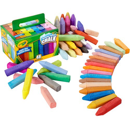 U.S.A crayola Children painted children music 48 colour /16 outdoors Thick chalk 51-2048