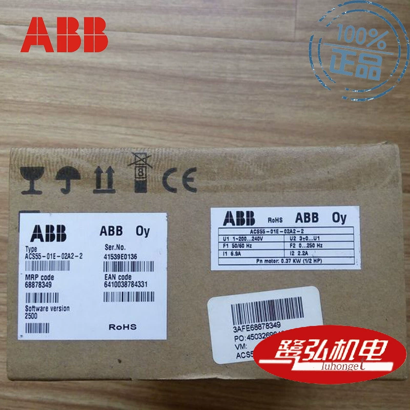 Поставка к светодиодной ABB ACS355-01E-02A4-2 4KW инвертор 200-240V