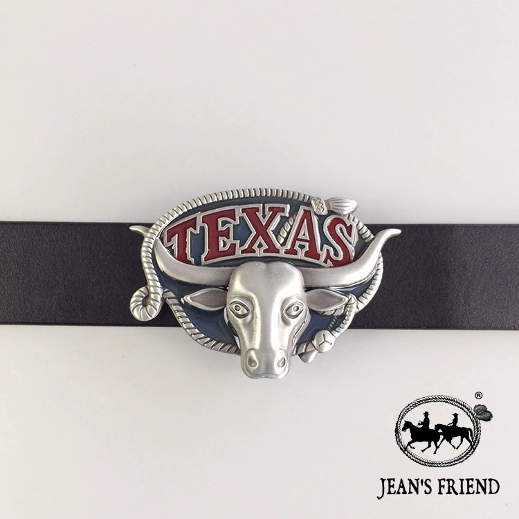 [Haina Crafts] Западный стиль пряжка для ремня "Texas Mavericks"