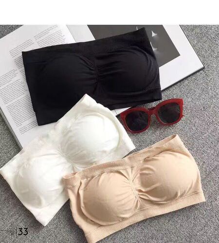 All-in-one strapless underwear for women, wrap-top tube top, one-line student bottoming, anti-exposure, push-up, non-slip, beautiful back bra