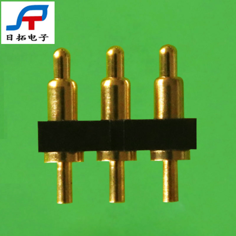 日拓电子高品质pogopin顶针连接器 弹簧针探针连接器 充电插针