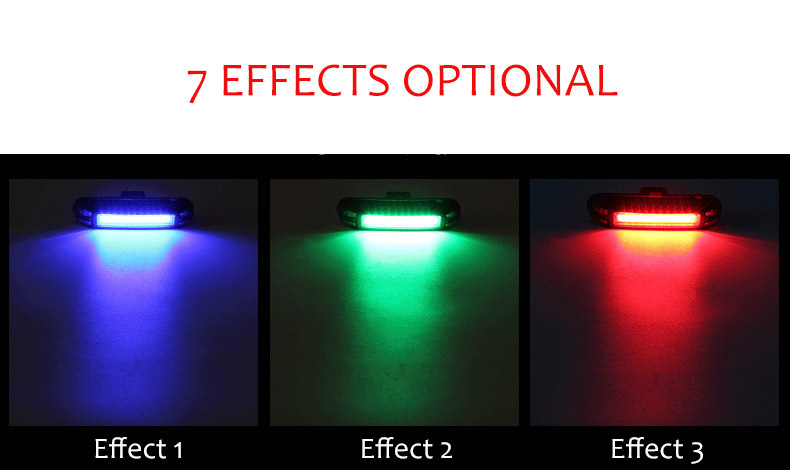 Sale 7 Effects 100 Lumen High-Light Bike Light Ultra-light Safety Warning LED USB Rechargeable Front Rear Lamp Bicycle Light Tail red 0 Sale 7 Effects 100 Lumen High-Light Bike Light Ultra-light Safety Warning LED USB Rechargeable Front Rear Lamp Bicycle Light Tail red 0