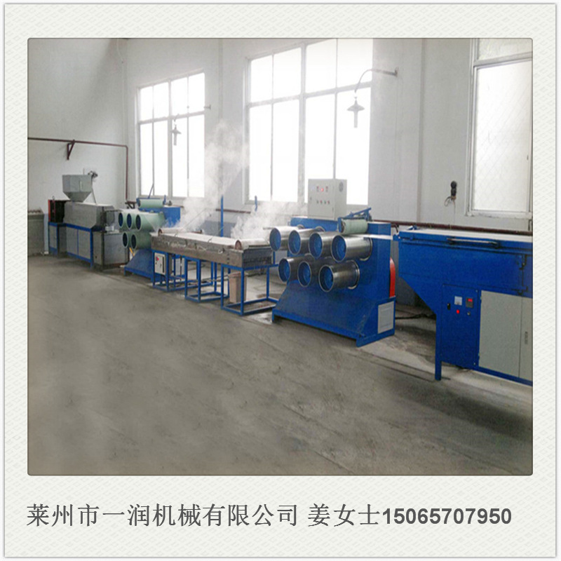 PE尼龙鱼线挤出拉丝机械生产线 安全密目网塑料圆丝单丝拉丝设备