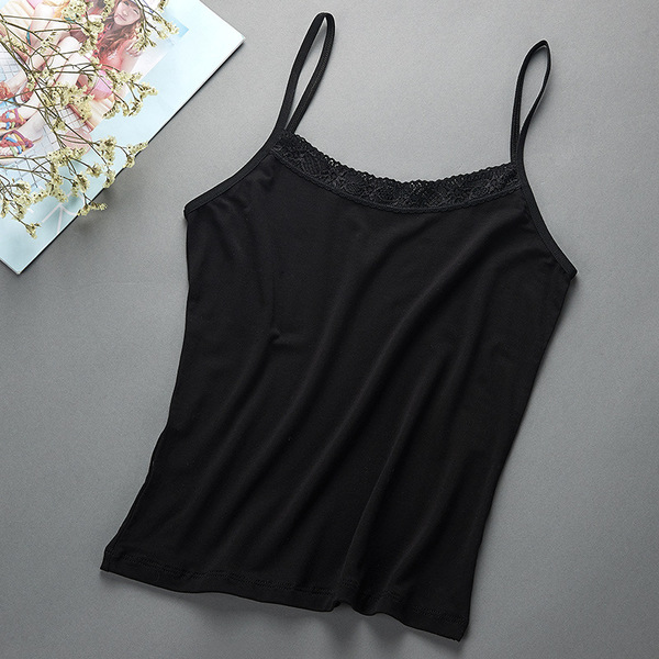 Base solid short body-friendly tank top