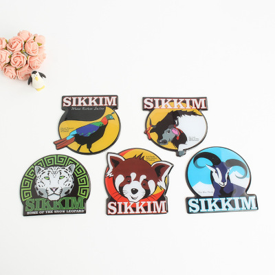 动物卡通磁铁冰箱贴订制 异形水晶滴胶磁性冰箱贴饰品工艺品|ms