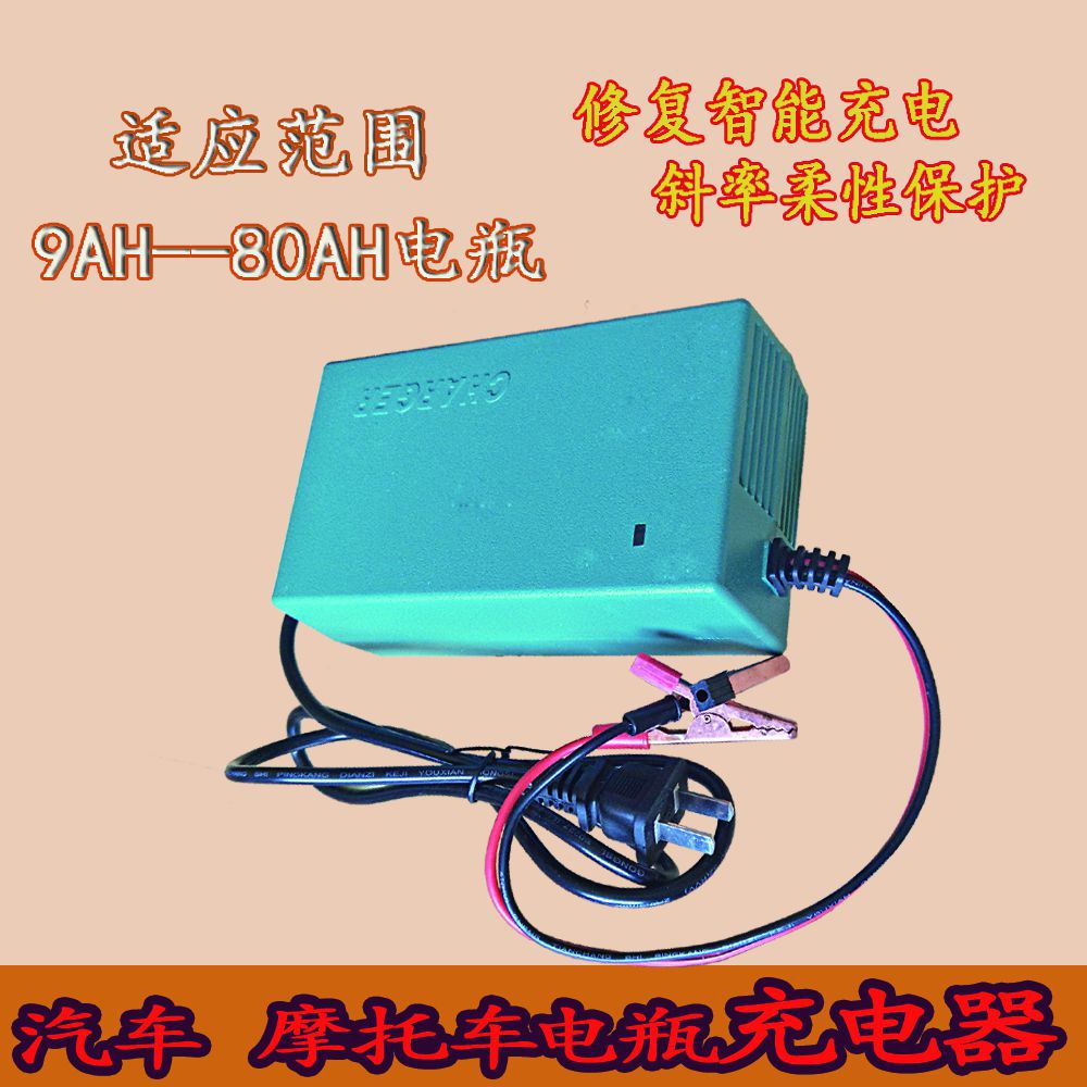 蓄电池充电器  汽车蓄电池充电器 电子充电机 摩托车电瓶充电器|ms