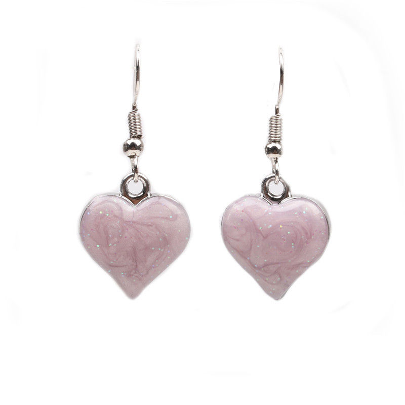 Moda Long Peach Heart Love Earrings Studs Pendientes Femeninos Al Por Mayor display picture 18