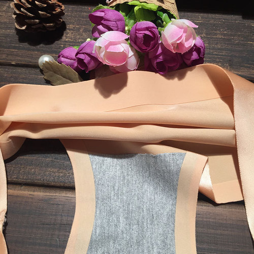 Large size underwear for fat mm women plus size 200 pounds solid color comfortable and sexy glossy seamless mid-waist briefs