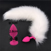 Imitation of fox tail anal plug couple sex products