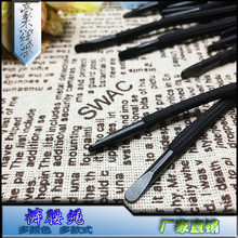 厂家直销 5mm黑色包芯绳 金属吊头饭勺形锥子头鸭嘴扁头裤腰绳