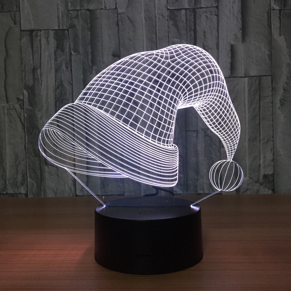 3D灯 七彩触控LED视觉灯 气氛礼品台灯