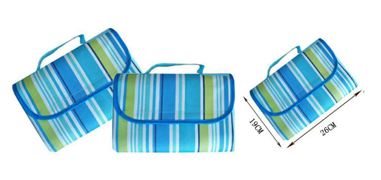 素青条纹折叠图