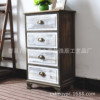 Manufacturer directly for retro wooden cabinet bedroom drawer storage cabinet fighting cabinet solid wood bedside table