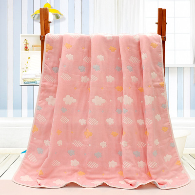 Gauze Bath towel pure cotton Gauze Bath towel 60 Jacquard weave baby Children are children Towel