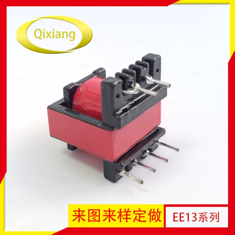 Прямые продажи с фабрики EE13 вертикальный односторонний расширенный трехслойный изоляционный трансформатор высокочастотной линии можно настроить и по индивидуальному заказу.