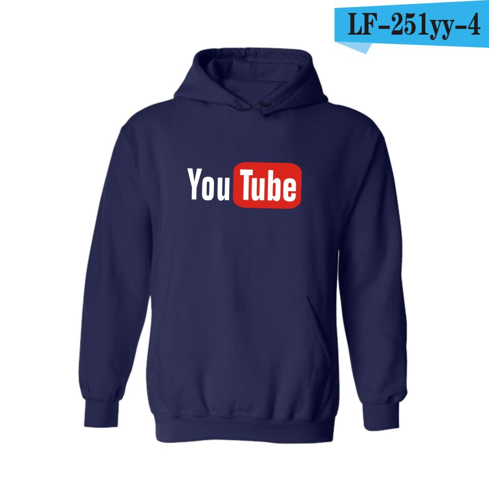 Pull à capuche hommes et femmes Youtube - Ref 3423531 Image 7