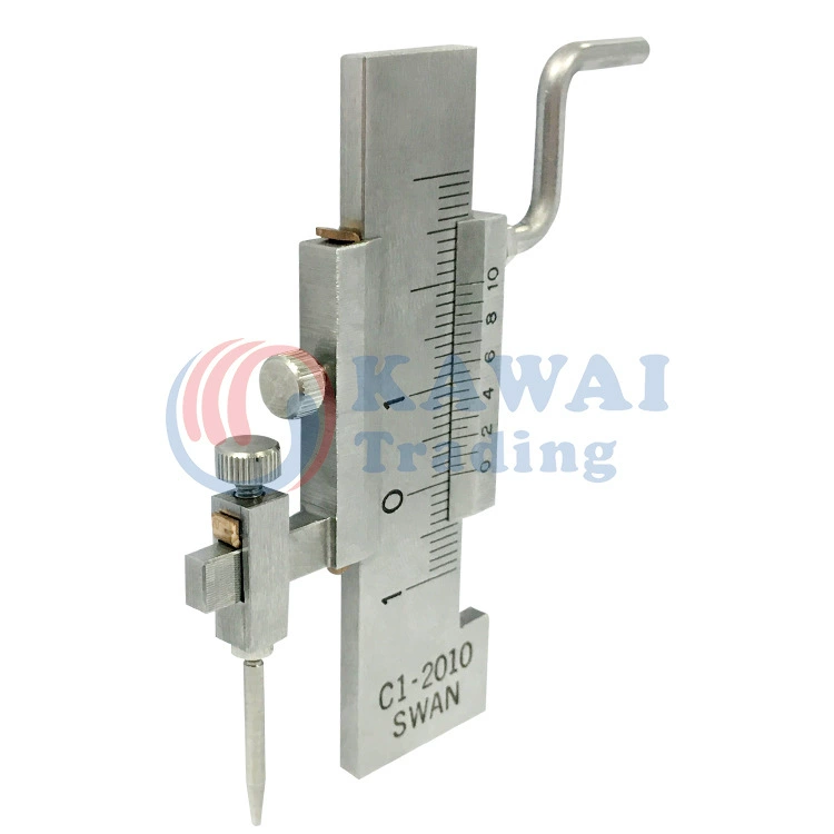 [日本SWAN天鹅牌段差规面差规C1-2010 工业级不锈钢高精度测量工具]