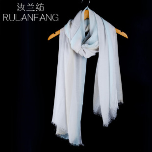 Modal scarf 2023 spring/summer thin Japanese striped sunscreen beach towel simple long decorative tassel shawl