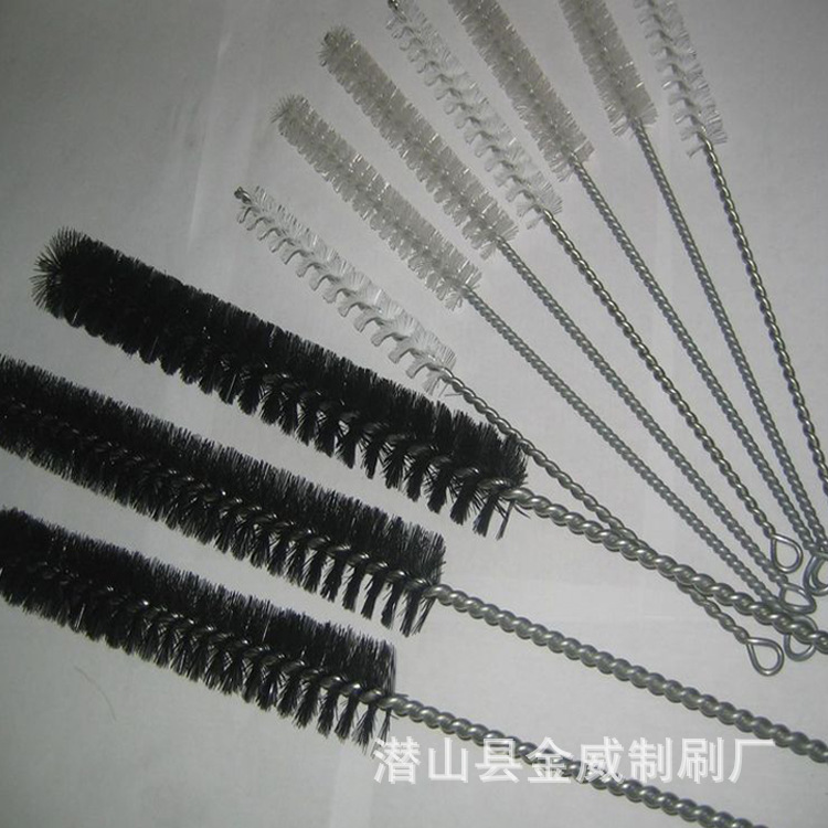 Manufactor Glass clean Tube brush Nylon yarn Brush piping The Conduit The inner wall decontamination polishing Brush piping