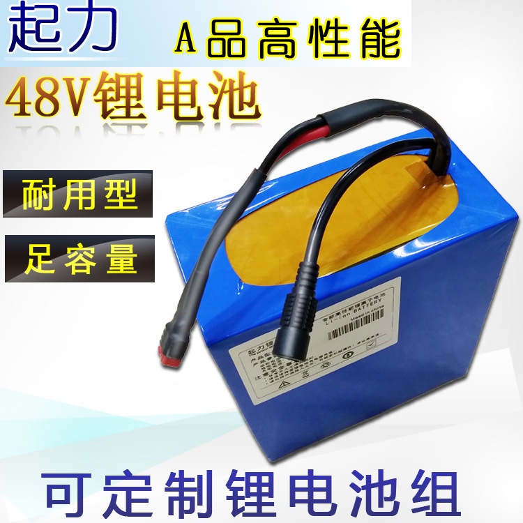 起力 电动车锂电池 8AH 大电流  高性能 动力 48V锂电池