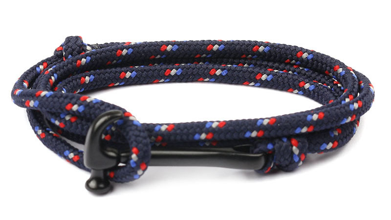 10g Weight Bracelets Classification Alloy, rope Chain Material 1 Piece Quantity Holiday, Daily, Street Occasion Alloy, rope Material Shark Pattern Men's Gender Layered Design Casual, Simple Style Style Casual Simple Style Shark Alloy Rope Layered Men's Bracelets Men's Chain Bracelets 29