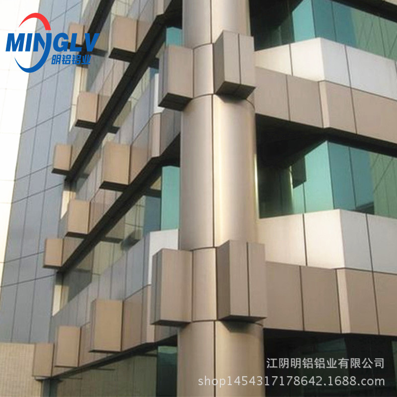 外墙氟碳表面铝板幕墙171015