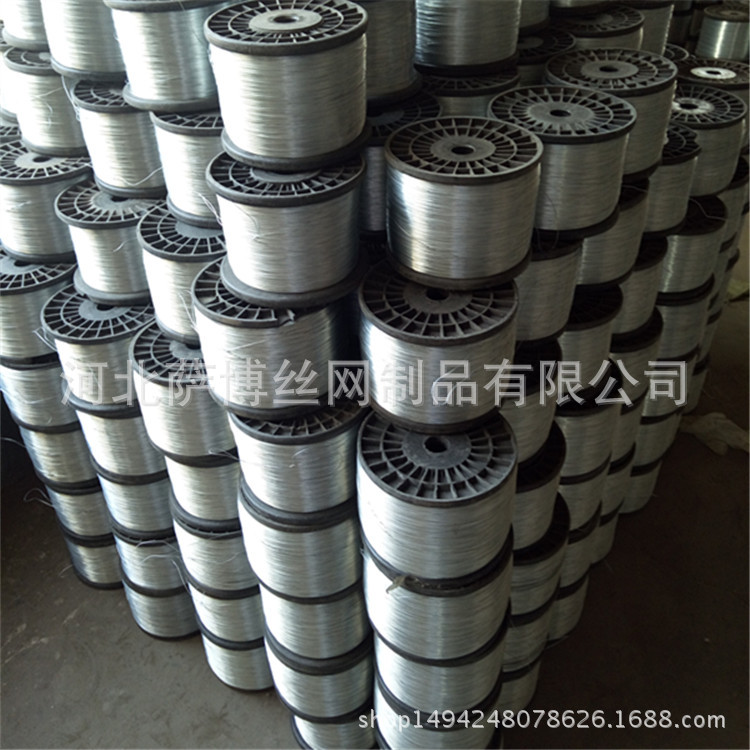 厂家直销建筑用镀锌丝 镀锌铁丝 建筑用绑扎丝 轴丝 截断丝