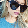 Fashionable sunglasses, neon glasses, 2018, cat's eye, European style, wholesale