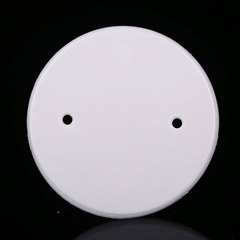 Self-produced and sold panel plastic round cover plate, home improvement PP plastic white panel power cord protector, low price