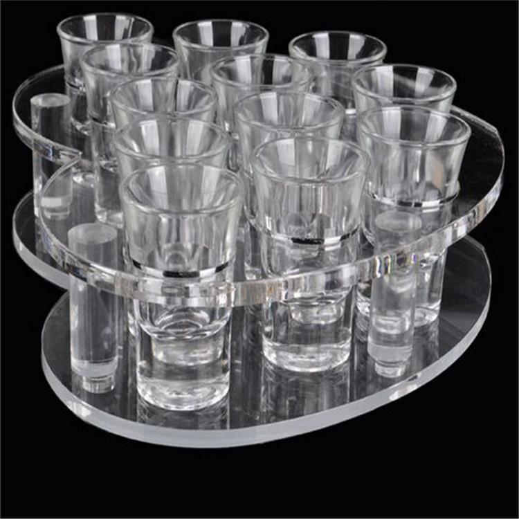 亚克力酒杯展示架 货架收纳盒