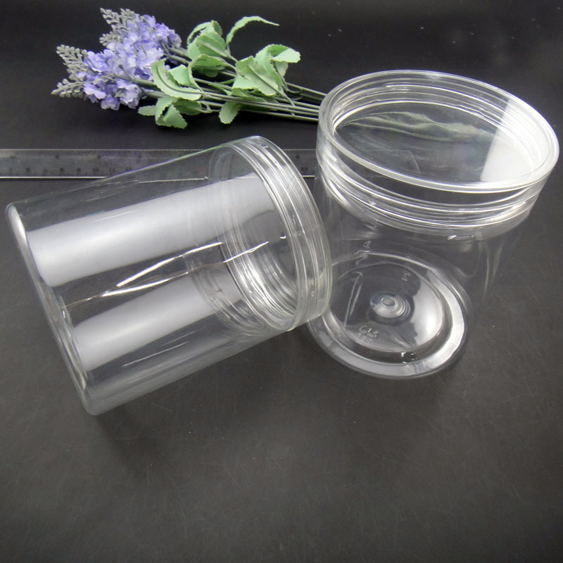 8.5*10cm Transparent plastic Round box Trinket suit Storage packing parts Screw cap circular Box