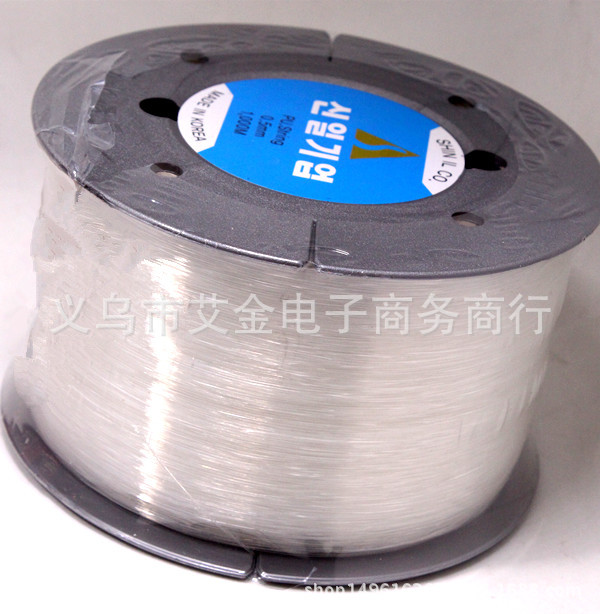 DIY饰品配件 韩国进口水晶弹力线 透明鱼线绳 手工串珠材料