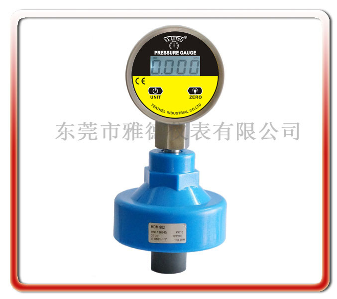 优质供应PP隔膜式数显压力表