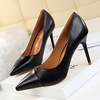 Ol women’s shoes thin heel high heel shallow mouth pointed high heel shoes