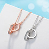 Necklace, zirconium, nail decoration, jewelry, chain for key bag , Korean style, new collection, South Korea