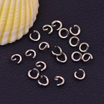 厂家生产批发 开口圈1.0mm线径 O圈 圆圈 连接圈 DIY串珠配件