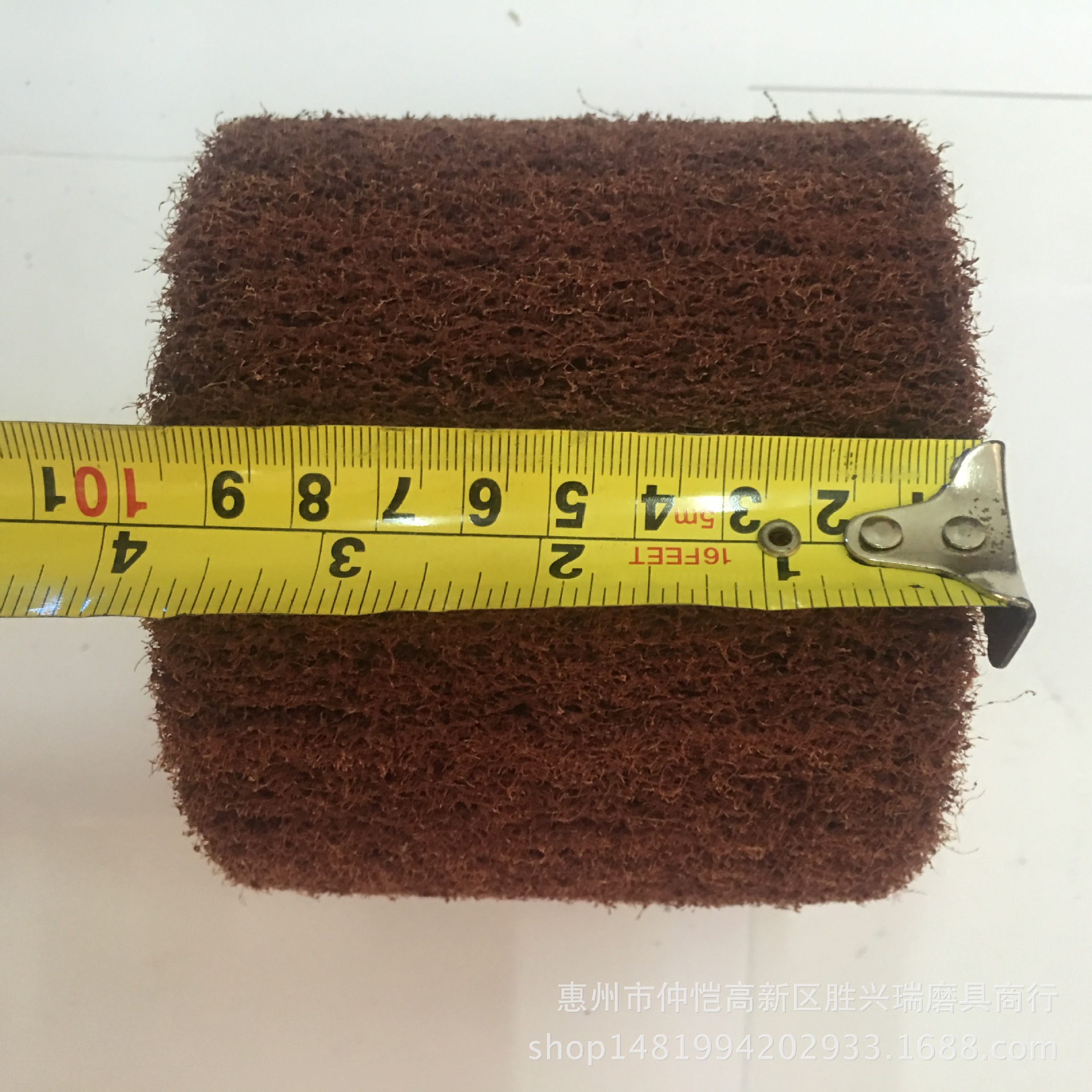 供应不锈钢抛光拉丝轮 100*120mm十字芯抛光拉丝轮 黄芯棕