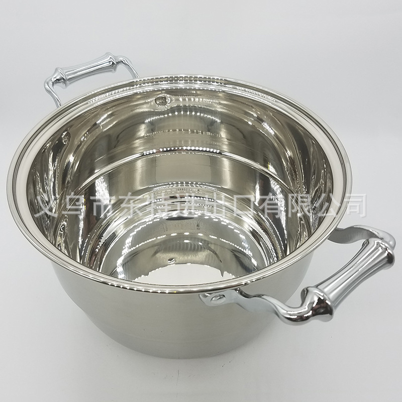 Factory direct sales of stainless steel steamers, combination LIDS, double-bottom steamers, composite steel multi-purpose steamers, high-end gift POTS detail image 14