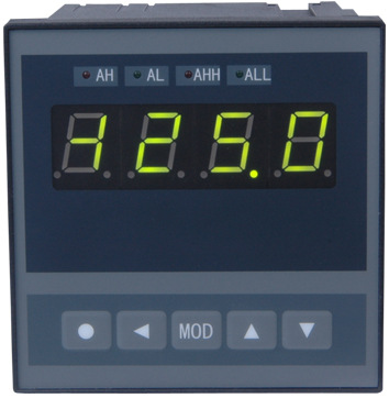 XST系列单通道数字显示仪表 一点报警,带电流 电压变送信号输出