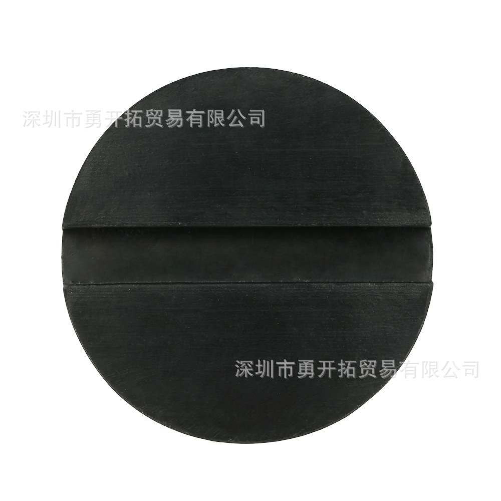 2件黑色DIY车SUV开槽框架导轨橡胶垫